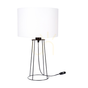 Stolná lampa Star, 1xE27, 25 W, čierna/čierna/biela, Ø 30 cm small 0