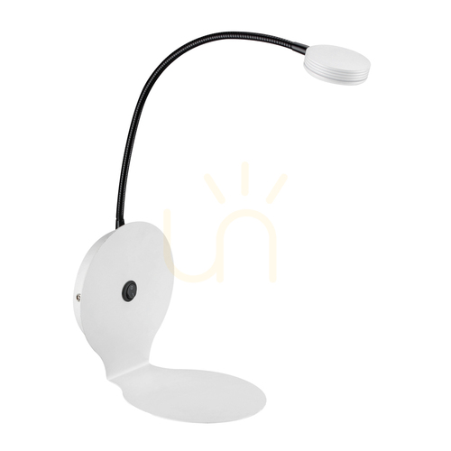 Skontrolujte Nástenná svietidlo Arles, vrátane 1 ks LED 3000 K 3 W, biely/čierny kov, Ø 15 cm