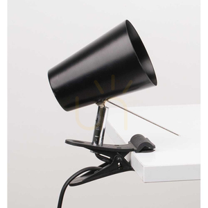 Stolná lampa Astrid s klipom, 1xE14, Max. 40 W, čierny kov, 18 cm small 1