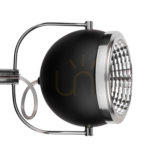 Nástenné svietidlo Ball Wall, obsahuje 1 LED žiarovku GU10 (max.. 6 W), čierny kov, 20 cm small 2