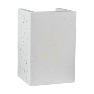 Nástenná svietidlo typu „Block Wall“, 2xGU10, Max. 6 W, biely betón, 10 cm small 0