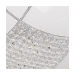 Stropné svietidlo Carolina, obsahuje 1x LED 2700 K 15 W, chrómový kov/biely sklenený tienidlo, Ø 30 cm small 2