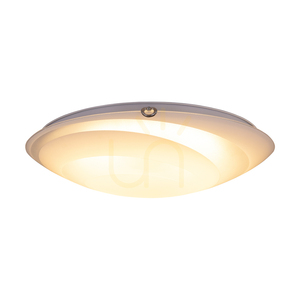 Kruhové stropné svietidlo, obsahuje 1x LED 2700 K 30 W, chrómový kov/biely sklenený tienidlo, Ø 50 cm small 1