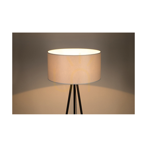 Stojaca lampa Dove, 1xE27, Max. 40 W, čierny kov / čierny PVC kábel / sivý tienidlo, Ø 50 cm small 2