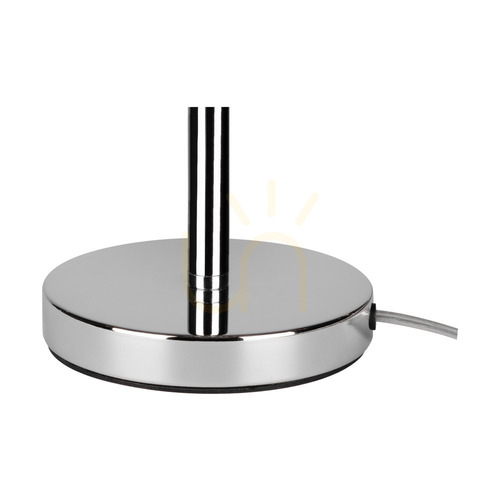 Skontrolujte Stolná lampa Britop DOVE 724390128 chróm, sivé tienidlo Ø25 cm, E27