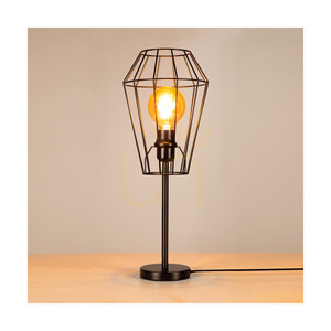 Stolná lampa Endorfina, 1xE27, Max. 25 W, čierny kovový kábel s čiernym PVC plášťom, Ø 21 cm small 3