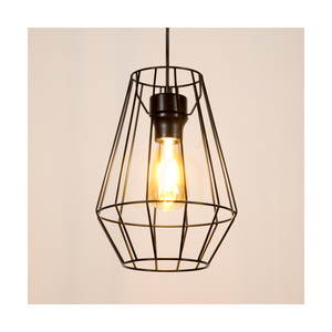 Závesné svietidlo Endorfina, 3xE27, Max. 60 W, čierny kov / čierny PVC kábel, 77 cm small 2
