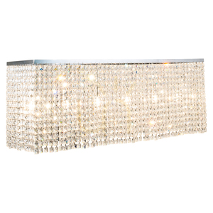 Stropné svietidlo Euphoria, 6xE14, Max. 40 W, chrómovaný kov/čisté kryštály, 110 cm small 1