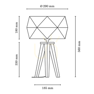 Stolná lampa Finja, 1xE27, Max. 60 W, olejovaný dub/antracit, opletený kábel/biela, tienidlo Ø 29 cm small 2