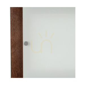 Nástenná lampa Finn, 1xLED, 2700 K, 14 W, bukové a orechové drevo / biele priehľadné sklo, 29 cm small 1