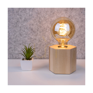 Stolná lampa Fofi, 1xE27, Max. 25 W, breza/čierna, PVC kábel 12 cm small 2