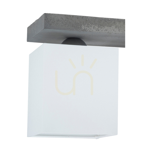 Skontrolujte Stropné svietidlo Spot Light GREAT 2241336, 3 × E27, sivý betón a biele tienidlá, 55 cm