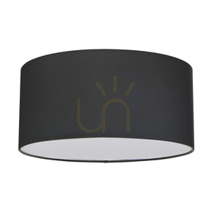 Stropné svietidlo Josefina, 1xLED, 2700 K, 13 W, biely kov/antracitový tienidlo, Ø 28 cm small 0