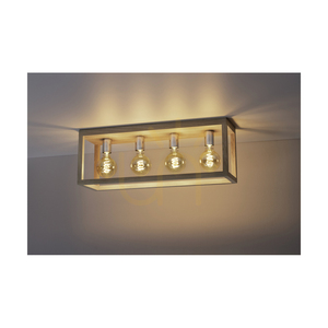 Stropné svietidlo Kago, 4xE27, Max. 60 W, olejovaný dub/chrómovaný kov, 68 cm small 1