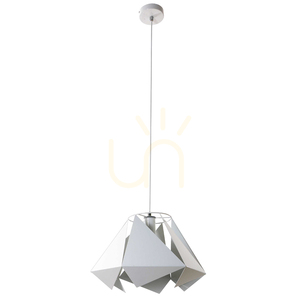 Závesné svietidlo Kite 1xE27 Max. 60 W, biely kov/biely PVC kábel, Ø 38 cm small 0