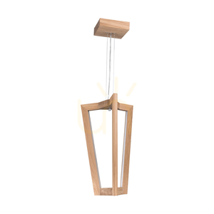 Závesné svietidlo Leif, 3xLED, 3000 K, 20,5 W, olejovaný dub / priehľadný PVC kábel, 53 cm small 0