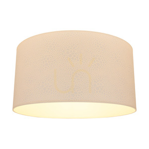 Stojaca lampa Leila, 1xE27, Max. 60 W, chrómovaný kov / priehľadný PVC kábel / papierový a PVC tienidlo s krokodílím vzorom, Ø 50 cm small 3