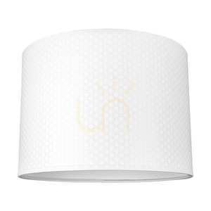 Stolná lampa Leila, 1xE27, Max. 40 W, chrómovaný kov / priehľadný PVC kábel / papierovo-PVC tienidlo s bodkovaným vzorom, Ø 25 cm small 2
