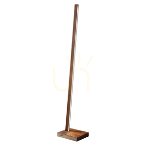 Stojaca lampa Linus, 1xLED, 3000 K, 22 W, bukové a orechové drevo, čierny opletený kábel s dotykovým stmievačom, 30 cm small 1