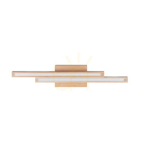 Stropné svietidlo Linus Straight, 2xLED, 3000 K, 12 W, breza, 54,5 cm small 0
