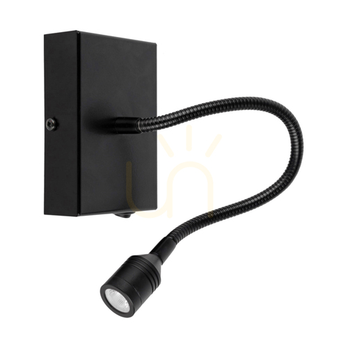 Skontrolujte Nástenná svietidlo Lector Black, 1xLED, 2,8 W, 12 cm