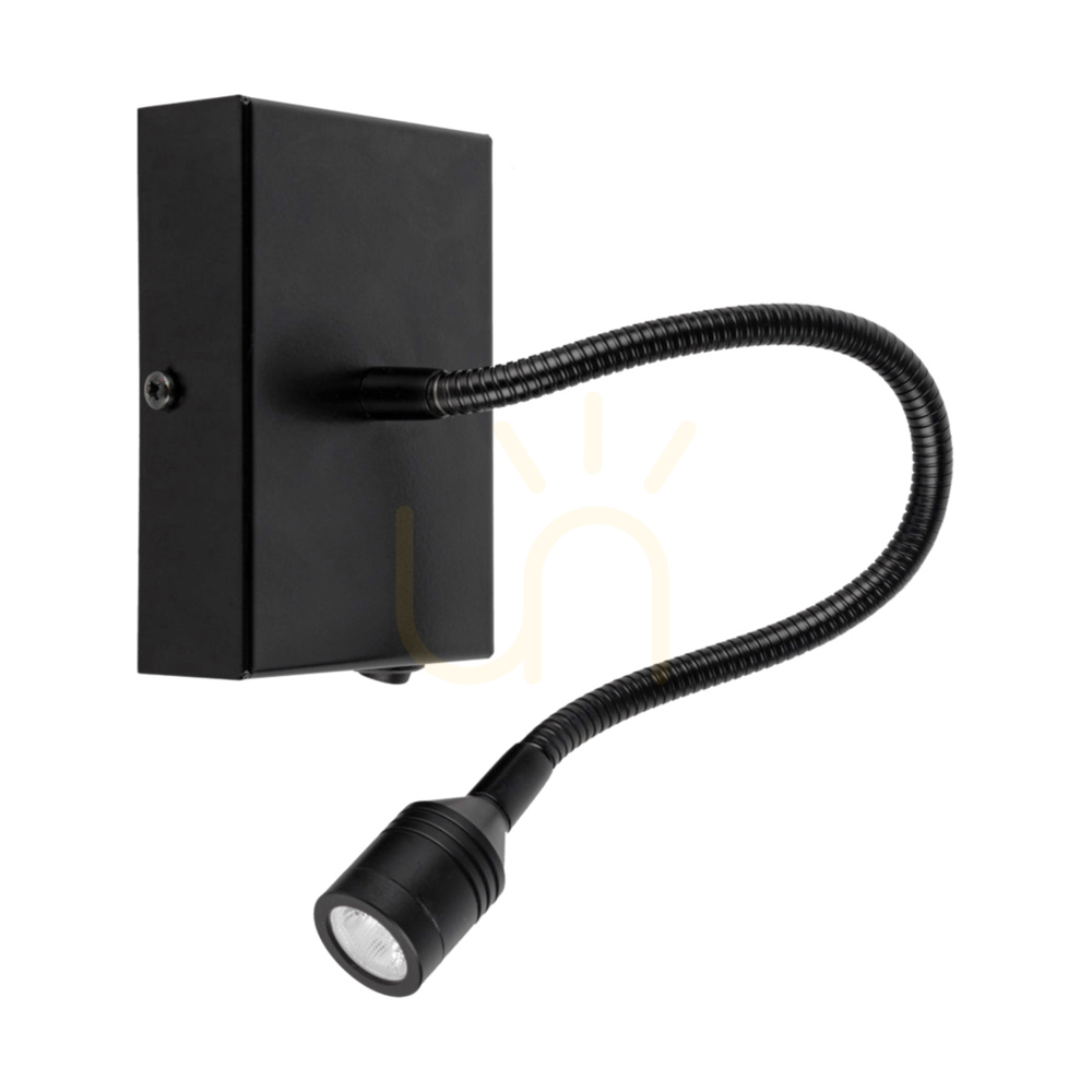 Skontrolujte Nástenná svietidlo Lector Black, 1xLED, 2,8 W, 12 cm Nástenná svietidlo Lector Black, 1xLED, 2,8 W, 12 cm