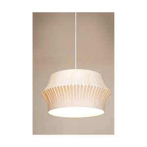 Závesné svietidlo Lotus, 1xE27, Max. 60 W, čierny kov / priehľadný PVC kábel / sivý tienidlo, Ø 57 cm small 4