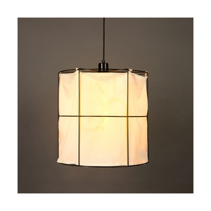 Závesné svietidlo Marinero, 1xE27, Max. 15 W LED, čierny kov / čierny opletený kábel / čierny kovový tienidlo s bielym ľanom, Ø 40 cm small 4