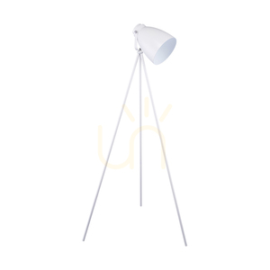 Stojaca lampa Marla, 1xE27, Max. 60 W, biely kov / biely PVC kábel, Ø 80 cm small 0