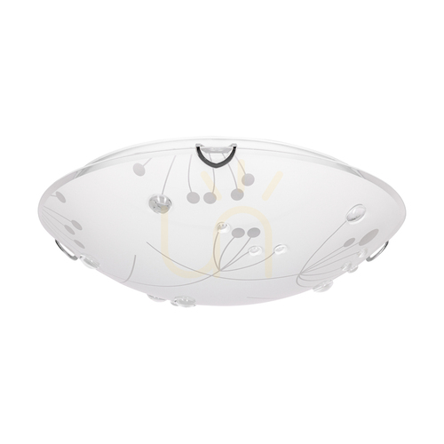 Skontrolujte Stropné svietidlo Maryland, obsahuje 1x LED 2700 K 13 W, chrómový kov/biely sklenený tienidlo, Ø 30 cm