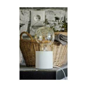 Stolná lampa Minnie, 1xE27, Max. 25 W, biele bukové drevo, priehľadný PVC kábel, Ø 8 cm small 3