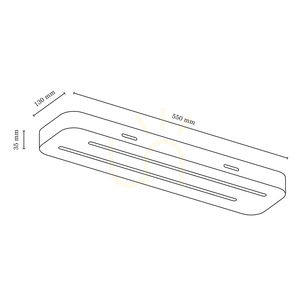Stropné svietidlo Neele, 2xLED, 3000 K, 12 W, bukové a orechové drevo, 55 cm small 3