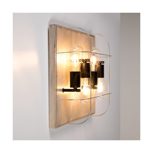 Stropné svietidlo Netuno, 4xE27, Max. 15 W LED, morená borovica, sivý/čierny kov, strieborný kovový tienidlo, 40 cm small 5