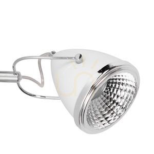 Nástenná svietidlo Oliver, obsahuje 1x LED žiarovku GU10 (max.. 6 W), biela/chrómová kovová, 21 cm small 2