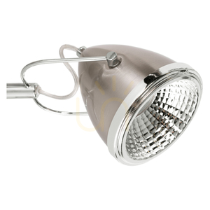 Nástenná svietidlo Oliver, obsahuje 1x LED žiarovku GU10 (max.. 6 W), saténovo-chrómový kov, 21 cm small 2