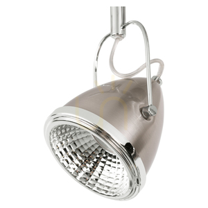 Stropné svietidlo Oliver, obsahuje 2 LED žiarovky GU10 (max.. 6 W), saténovo-chrómový kov, 35 cm small 2
