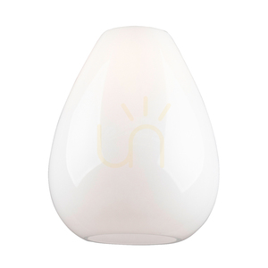 Závesné svietidlo Piro, 1xE27, Max. 60 W, olejovaný dub / priehľadný PVC kábel / biele sklenené tienidlo, Ø 25 cm small 1