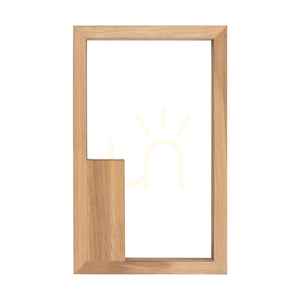 Nástenná svietidlo Ramme „In&amp;Out“, 1xLED, 3000 K, 28 W, olejovaný dub, s dotykovým stmievačom, 32 cm small 1