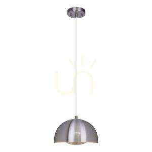 Závesné svietidlo Ray, obsahuje 1x LED 3000 K 10 W, hliník, kovový/priehľadný PVC kábel, Ø 25,5 cm small 1