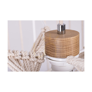Závesné svietidlo Reve, 1xE27, Max. 15 W LED, olejovaný dub/prírodná farba, opletený kábel/krémovo sfarbená opletená bavlnená šnúra, Ø 50 cm small 2