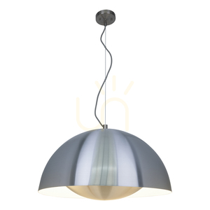 Závesné svietidlo Ray, obsahuje 1x LED 3000 K 28 W, hliníkový kov / priehľadný PVC kábel, Ø 66 cm small 1