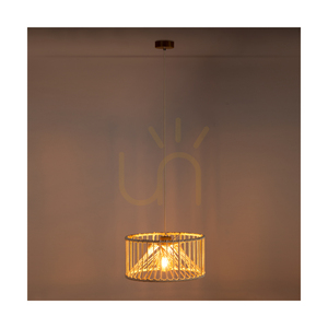 Závesné svietidlo Reve, 1xE27, Max. 15 W LED, olejovaný dub/prírodná farba, opletený kábel/krémovo sfarbená opletená bavlnená šnúra, Ø 40 cm small 4
