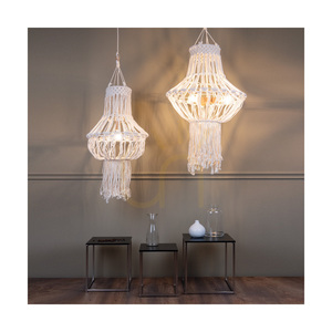 Závesné svietidlo Samba, 1xE27, Max. 15 W LED, olejovaný dub/prírodná farba, opletený kábel/krémovo sfarbená opletená bavlnená šnúra, Ø 50 cm small 2