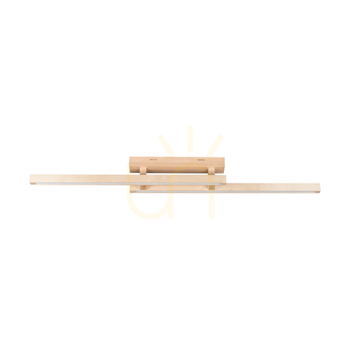 Skontrolujte Malé stropné svietidlo, 2xLED, 3000 K, 22,5 W, breza, 120 cm