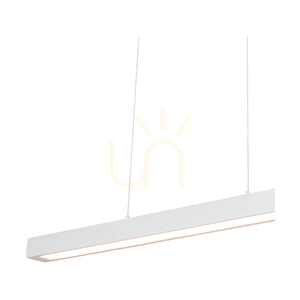 Malé závesné svietidlo 2xLED 3000K 22,5 W, biele bukové drevo / priehľadný PVC kábel s dotykovým stmievačom, 80 cm small 1