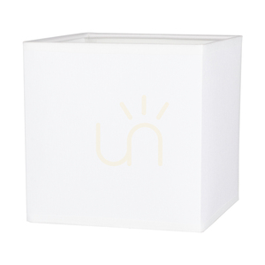 Robustná štvorcová stolná lampa, 1xE27, Max. 25 W, betónovo šedý/čierny PVC kábel/biely tienidlo, 15 cm small 1