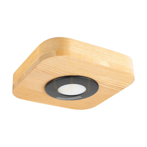 Skontrolujte Stropné svietidlo Sunniva, vrátane 1 ks LED 3000 K 5 W, borovica morená na hnedo / čierny kov, 14 cm