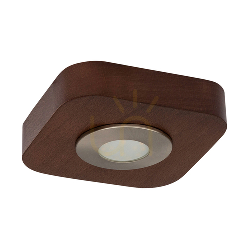 Skontrolujte Stropné svietidlo Sunniva, vrátane 1 ks LED 3000 K 5 W, bukové a orechové drevo / saténový kov, 14 cm