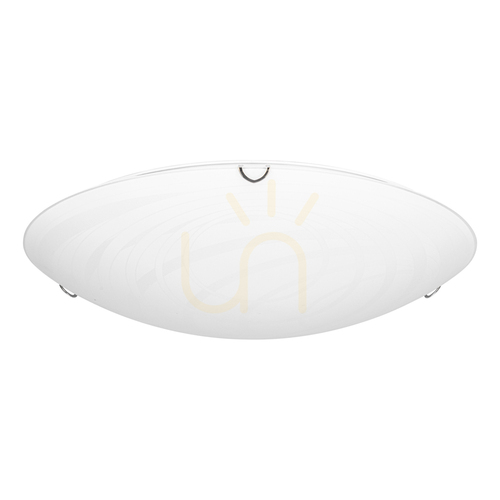 Skontrolujte Stropné svietidlo Sydney, obsahuje 1x LED 2700 K 30 W, chrómový kov/biely sklenený tienidlo, Ø 50 cm