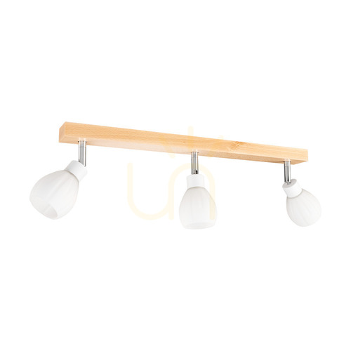 Skontrolujte Stropné svietidlo Talea Incl. 3xG9 LED, max.. 3 W, breza/biely kov/biely sklenený tienidlo, 55 cm